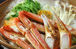 秘伝の出汁で作る『かにすき』の写真