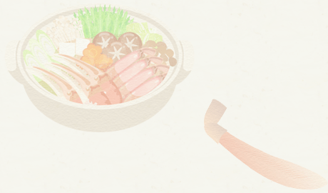 かに得得コースのイラスト